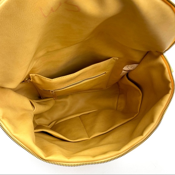 Fawn Design the Original Diaper Bag Pale Yellow with Changing Pad - Picture 5 of 9